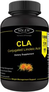SINEW NUTRITION CLA Fat Burner 1000mg with Conjugated Linoleic Acid - 120 Count
