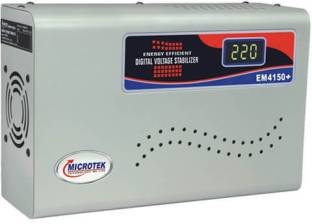 Microtek EM4150+ Digital Display For AC upto 1.5Ton (150V-280V) Voltage Stabilizer