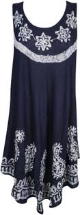 Indiatrendzs Women's A-line Blue Dress