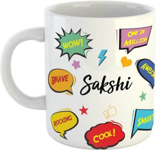 Impresion Sakshi Name Ceramic Mug Price In India Buy Impresion