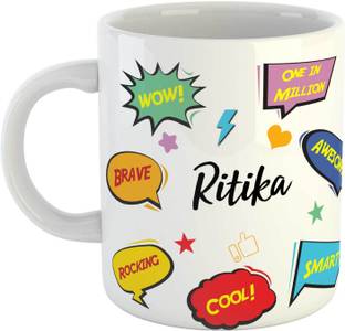 Ashvah Ritika Name Ceramic Mug Price In India Buy Ashvah Ritika Name Ceramic Mug Online At Flipkart Com