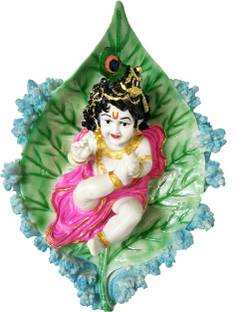 Esvar Antique Finish Lord Krishna Statue Hindu God Makhan Chor
