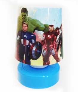 Captain America Iron Man Thor -Rotary Shade Avengers LED Night Light The Hulk