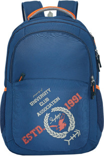 skybags geek 48 ltrs blue laptop backpack