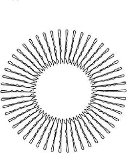 Wigowig Black Soft Edge Bobby Pins Set Of 50 Pins Hair Pin Price