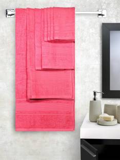 Lushomes Cotton 450 Gsm Bath Hand Face Towel Set Buy Lushomes