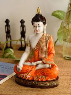 om arts gautam buddha statue decorative showpiece 30 cm price in