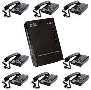 Grd Diplomat Epabx 104 Intercom System And 4 Beetel Phone Set