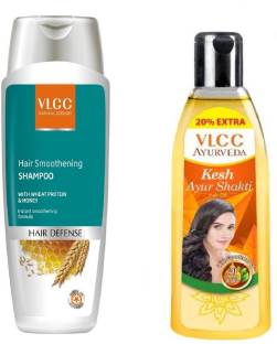 Vlcc Hair Smoothening Shampoo 200ml Kesh Ayurshakti Oil 120ml Reviews:  Latest Review of Vlcc Hair Smoothening Shampoo 200ml Kesh Ayurshakti Oil  120ml | Price in India 