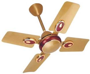 Panasonic 12xaa Silver Blue 3 Blade Ceiling Fan In India Brudo Brezo Gold 4 Blade Ceiling Fan