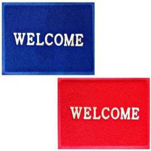 Welcome Plastic Door Mat Buy Welcome Plastic Door Mat Online At Best Price In India Flipkart Com