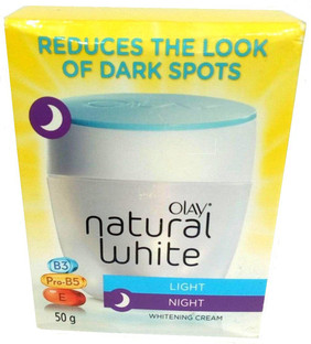 natural white olay night cream