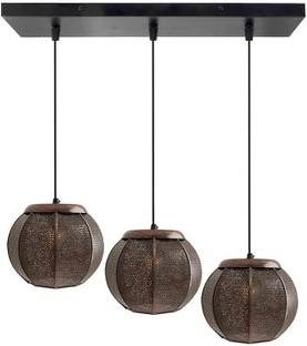 Homesake 3 Lights Linear Cluster Chandelier Antique Copper Finish Oval Moroccan Hanging Pendant Light Kitchen Area And Dining Room Light Led Filament Light Pendants Ceiling Lamp Price In India Buy Homesake 3 Lights Linear