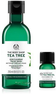 tea tree the body shop facial wash