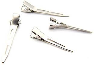 Rosallini 10 Pcs Black Plastic Prong Alligator Teeth Bows Hair