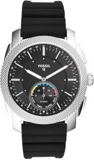 Fossil Q Machine Smartwatch (Black Strap, 45mm)