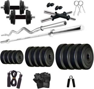 Star X PVC 24 Kg Home Gym Combo Adjustable Dumbbell