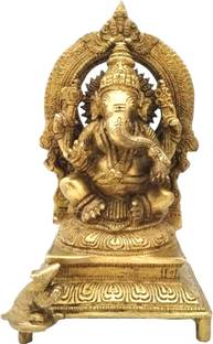Ratnatraya Energized Lord Vishnu Brass Idol For Pooja Room