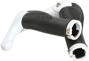 white bike handle grips