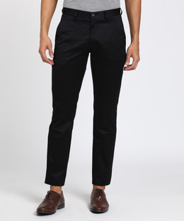 INDIGO NATION Slim Fit Men Black 