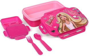 pink lunch containers