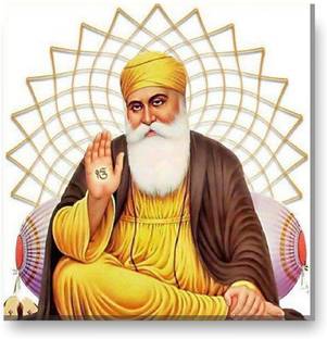 Giftsmate 12x18 Inches Holy Guru Nanak Dev Ji Sikhism Sikh Guru