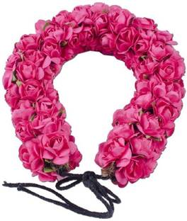 Fully Artificial Hair Flowers Bun Maker Hair Accessories Off