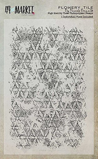49 /& Market Clear Stamps 4X6 Gabis Crackle Texture