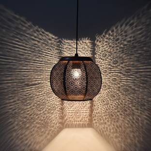 Citra E26 E27 Single Head Vintage Black Metal Simple Round Shape