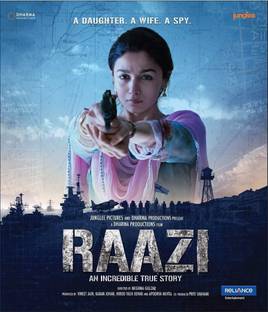 Raazi BLU RAY