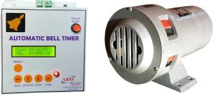 Leo Automatic School Bell Timer & Siren (combo) Wired Door Chime