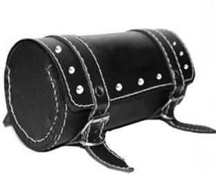 Blinker Waterproof Round Black Saddle Bag For Bike One Side Black Genuine Leather Motorbike Saddlebag One Side Black Genuine Leather Motorbike Saddlebag Price In India Buy Blinker Waterproof Round Black Saddle Bag