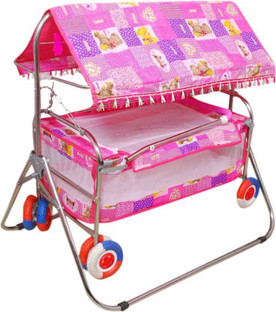 pink bassinet stroller
