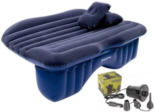 Yescom Inflatable Mattress Car Air Bed Backseat Cushion Travel Camping w/Pillow Pump 