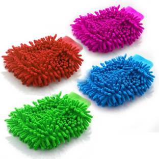 Wrodss Microfiber Vehicle Washing  Hand Glove