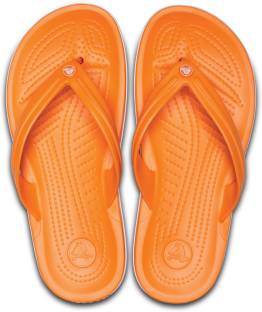Orange/White Crocs Crocband Flip