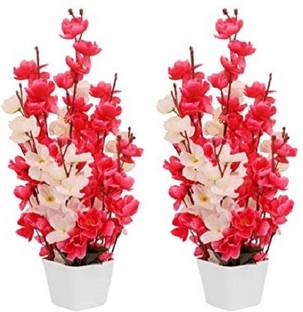 Kaykon White Red Orchids Artificial Flower With Pot Price In India Buy Kaykon White Red Orchids Artificial Flower With Pot Online At Flipkart Com