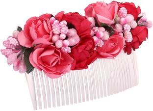 Sanjog Enchated Wedding Rhinstone Jhumar Passa Maang Tika Hair