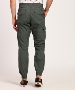 Slim Fit Men Grey Trousers 