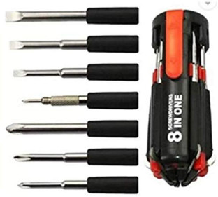 Useful Mini Double End Screwdriver Flat Screw Driver Utility Home Tool 8C
