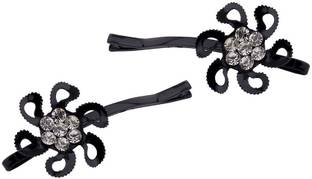 Voylla Black Hair Pins With Stones Hair Pin Price In India Buy Voylla Black Hair Pins With Stones Hair Pin Online At Flipkart Com