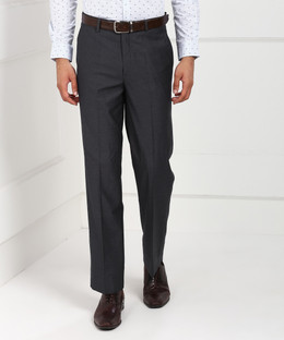 WILLS LIFESTYLE Regular Fit Men Black 