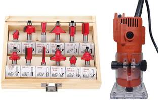 Inditrust Wood Cutter 6mm Router Trimmer Bit Set Milling Cutter