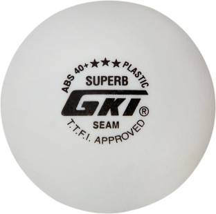 GKI SUPERB 3 Star ABS Plastic 40+ Table Tennis Ball