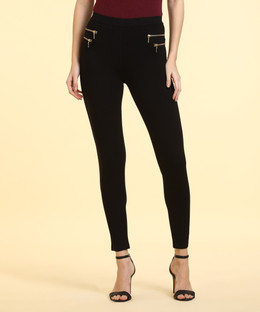 only black jeggings
