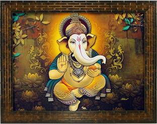 Saf Ganesh Oil 11 Inch X 11 Inch Painting Price In India Buy Saf