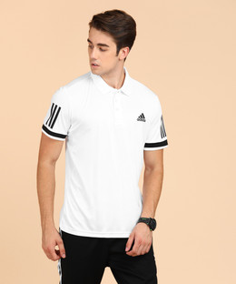 white adidas polo shirt
