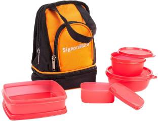 Signoraware Carry Lunch Box 4 Containers Lunch Box