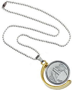 One Ruppess Coin Anjaan Locket 