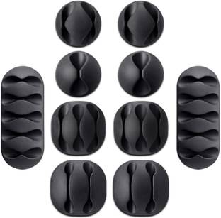 Baskety Wire Clips Cable Protector Gim 10pack Cable Clips Desktop